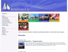 Tablet Screenshot of bordun.de
